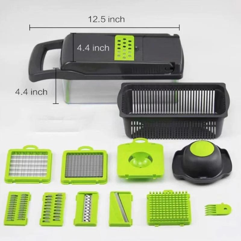 Guarded Vegetable Chopper Set