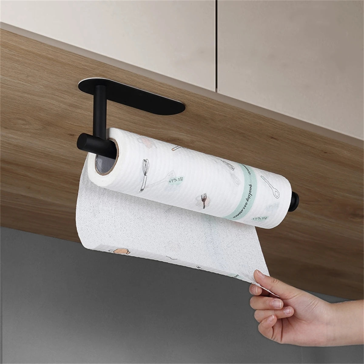 Adhesive Paper Towel Holder