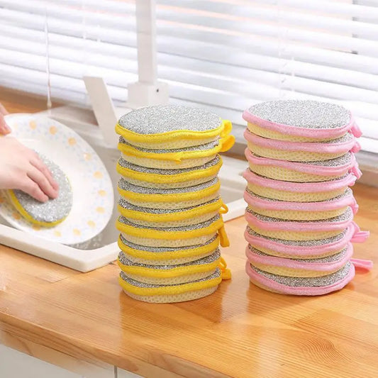 Double-Sided Dishwashing Scrub Set