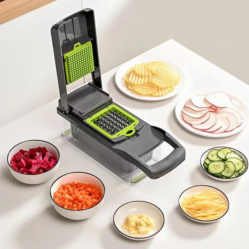 Guarded Vegetable Chopper Set